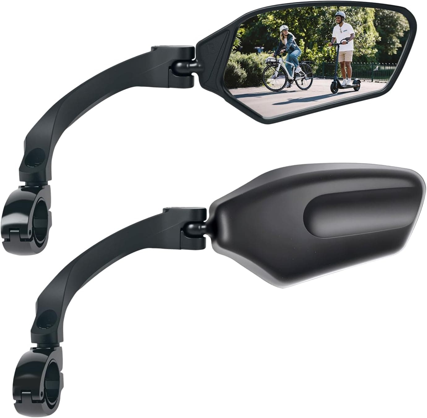 Adjustable Handlebar Mirror Set, Pair