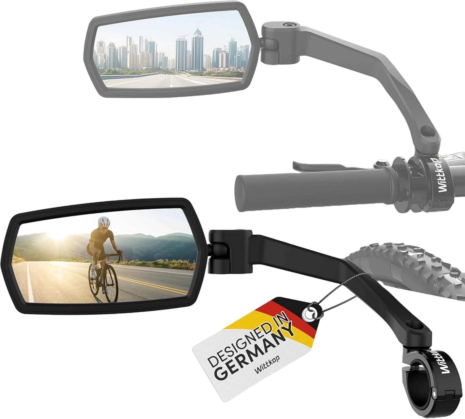 WITTKOP Handlebar Bike Mirror