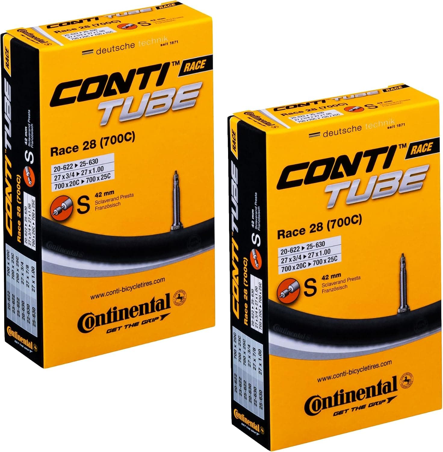 Continental Race 28 Tube, 700 x 20-25c