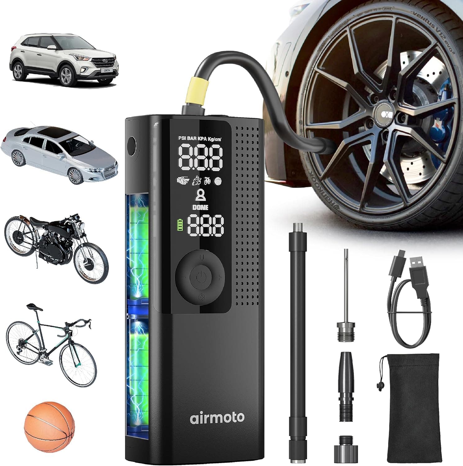 Airmoto Cordless Inflator